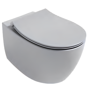 Подвесной унитаз Isvea Sentimenti Neo 10AR02010-2V безободковый крышка микролифт серый бетон матовый